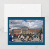 Leipzig Hauptbahnhof Briefkaart (Voorkant / Achterkant)