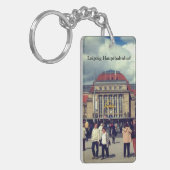 Leipzig Hauptbahnhof Sleutelhanger (Voorkant Links)