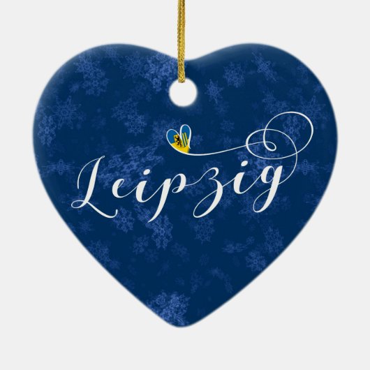 Leipzig Heart, Ornament kerstbomen, Duitsland (Achterkant)