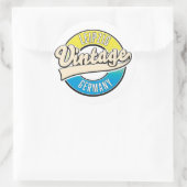  Leipzig-logo. Ronde Sticker (Tas)