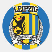 Leipzig Ronde Sticker (Voorkant)