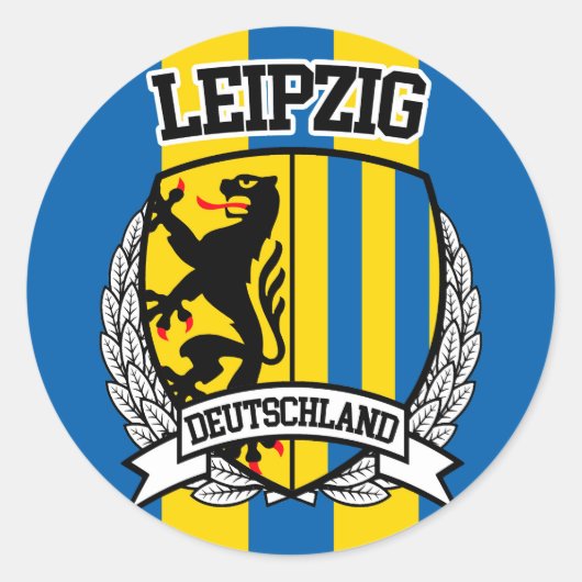 Leipzig Ronde Sticker (Voorkant)
