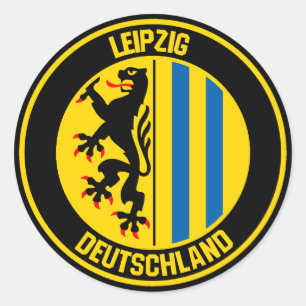 Leipzig Round Emblem Ronde Sticker