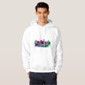 Leipzig Skyline Hoodie (Voorkant volledig)