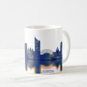 Leipzig Skyline Koffiemok (Voorkant rechts)
