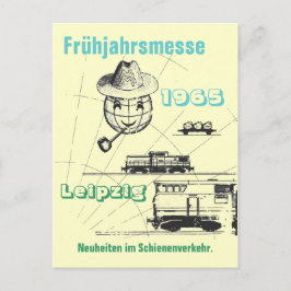 Leipziger Frühjahrsmesse Werbedesign DDR Briefkaart