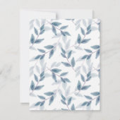 Leistblauw gelaagde Waterverf verliest patroon Kaart (Achterkant)