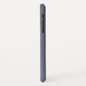 Leistblauw Monogrammed iPhone XS Hoesje (Achterkant/links)