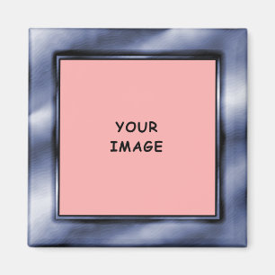 Leiste Blau Ombre Fotolijst Stijl Rand Magneet