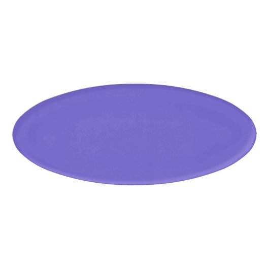 Leiste blau ovale naamtag met aangepaste naam naambadge (Voorkant)