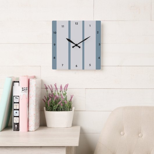 Leiste Mint metaal Acryl Wandklok (Leeskamer)