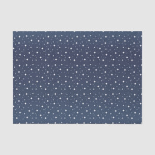 leisteen blauw en witte sterren tissuepapier