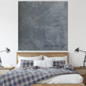 Leisteen Canvas Afdruk (Insitu (Slaapkamer))