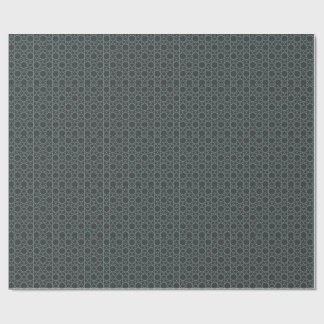Leisteen Celadon Geometrie Cadeaupapier