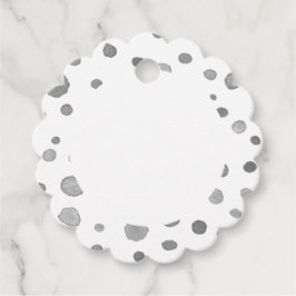 Leisteen Confetti Aquarel Stip Favor Tags Bedankjes Labels