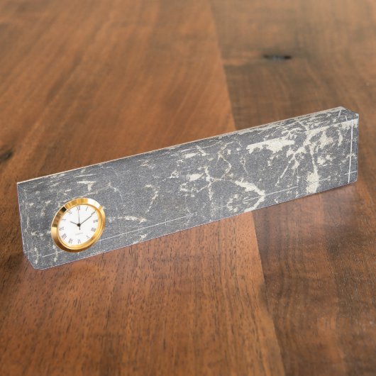 Leisteen, steen, graniet naambordje (Zijkant)