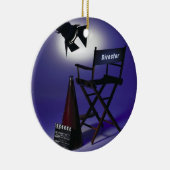 Leisteen van de directeur, Stoel & Stadium Licht 2 Keramisch Ornament (Rechts)