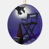 Leisteen van de directeur, Stoel & Stadium Licht 2 Keramisch Ornament (Links)