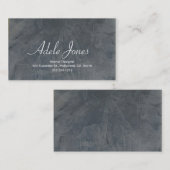 Leisteen Visitekaartje (Voorkant / Achterkant)