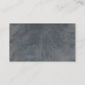 Leisteen Visitekaartje (Achterkant)