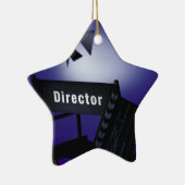 Leisteen, voorzitter en schijnwerpers van de direc keramisch ornament (Rechts)