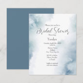Leisteen watercolor abstract frame kaart (Voorkant / Achterkant)