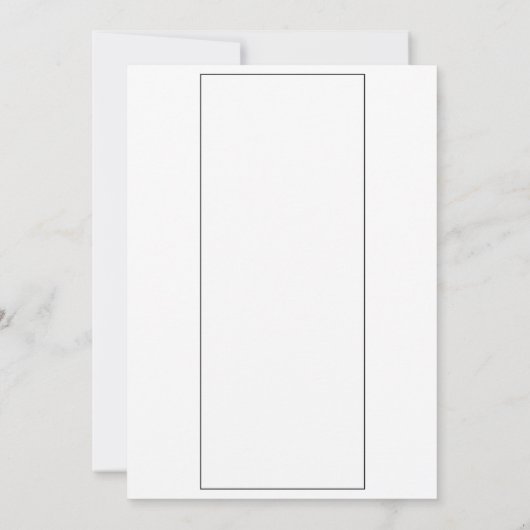 Leisteenblau feest- of trouwmenu kaart (Achterkant)