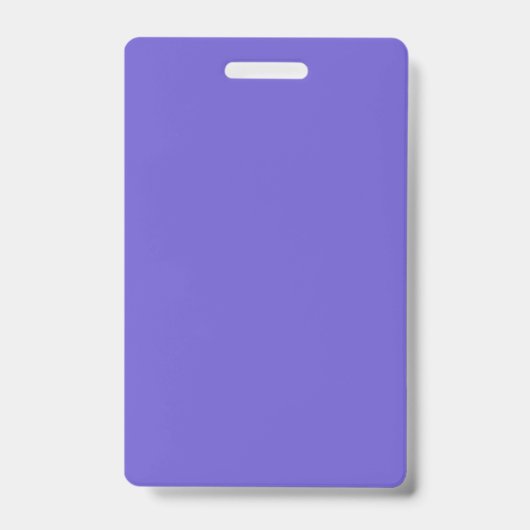 Leisteenblauwe Verticale Event Badge – Aanpasbaar (Voorzijde)