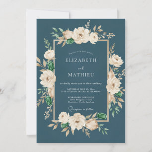 Leisteenkleurige Crème Ranunculus Eucalyptus Bruil Kaart