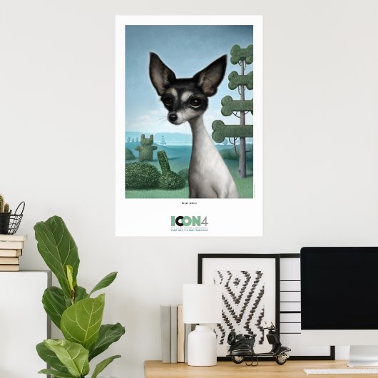 Leister Dog Poster (Thuiskantoor)