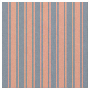 Leistgrijs en donkerzalmpatroon van stripes stof