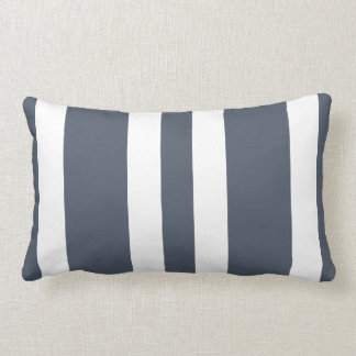 Leistgrijs en witte streep lumbar Pillow Cft Kussen