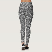 Leistgrijze kerstLeggings Leggings (Achterkant)
