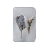 Leistkleurige donkergeoogste Junco op de perenboom Badmat (Voorkant Verticaal)