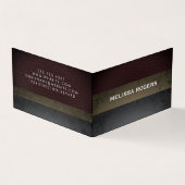 Leistkleursloten voor kunstleder visitekaartje (Buitenkant)