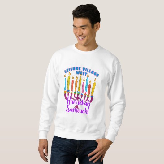 Leisure Village West Hanukkah Sweatshirt (Voorkant volledig)