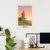 Leith Hill Surrey Hills Reisposter Poster (Thuiskantoor)