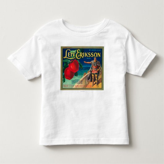Leiv Eriksson Apple Label - Cashmere, WA Kinder Shirts (Voorkant)
