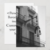 L'Eixample Invitation (Barcelona, Spanje) Kaart (Voorkant / Achterkant)