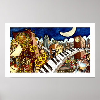 Lek - Clocklands - 18 x 11 Poster