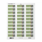 lek-kerstlabels voor eik etiket (Full Sheet)