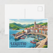 Lekeitio Spanje Briefkaart (Voorkant / Achterkant)
