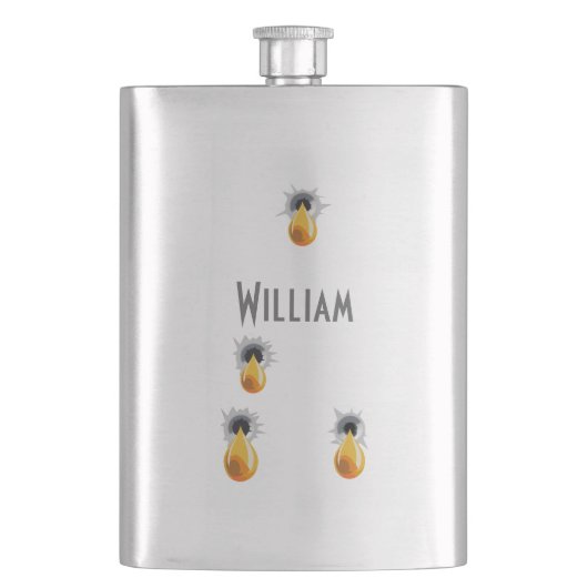 Lekflesje met kogelgaten flacon (Voorkant)