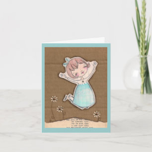 Lekkartonnen collage - kaart