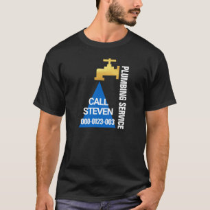 Lekkende Gold Faucet Plumbing Service T-shirt
