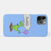 Lekkende groene, grappige drakendraak-cartoon Case-Mate iPhone case (Achterkant (horizontaal))