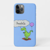 Lekkende groene, grappige drakendraak-cartoon Case-Mate iPhone case (Achterkant)