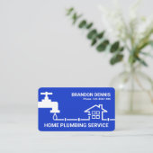 Lekkende stroompleiding van de Basis Visitekaartje (Staand voorkant)