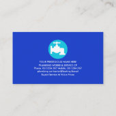 Lekkende waterkraan pijpleiding visitekaartje (Achterkant)