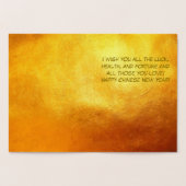 Lekker 2 Creatieve Varken Jaar Dierenriem Verjaard Folie Kaarten (Binnen)